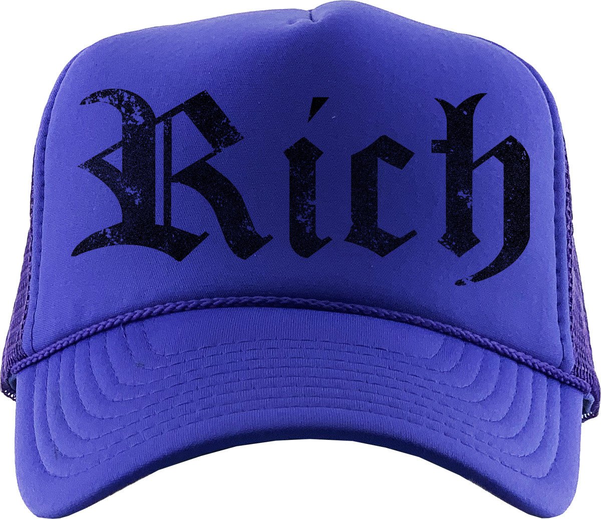 Rich (Air Jordan 6 Aqua) Trucker Hat - Misguided