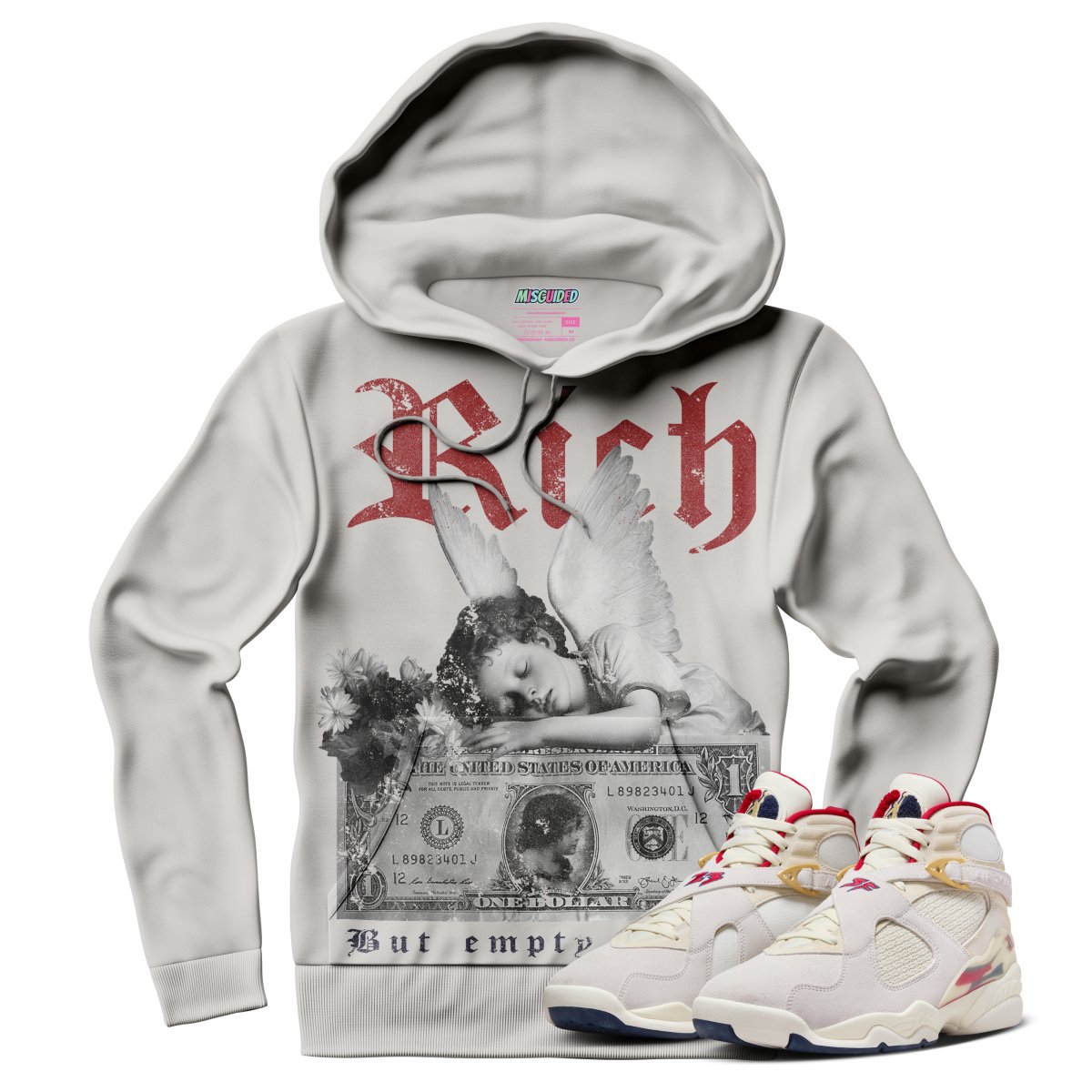 Rich But Empty Inside (SOLEFLY X AIR JORDAN 8 “MI CASA ES SU CASA”) Hoodie - Misguided