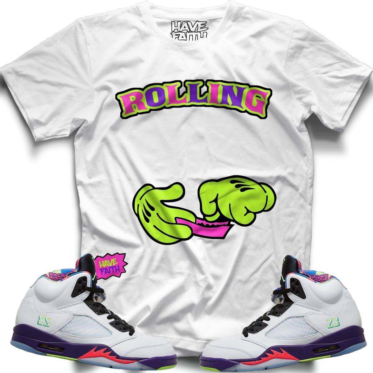 Rolling (Alt Bel-Air Retro 5's) T-Shirt - Misguided