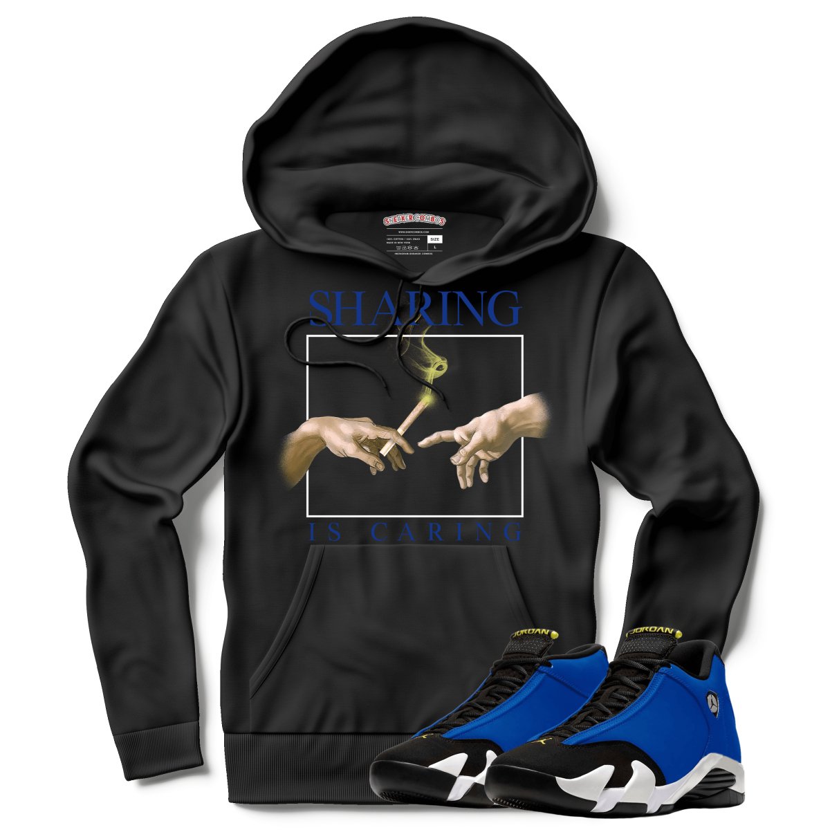 Sharing Is Caring (Retro 14 Laney) Hoodie - Misguided