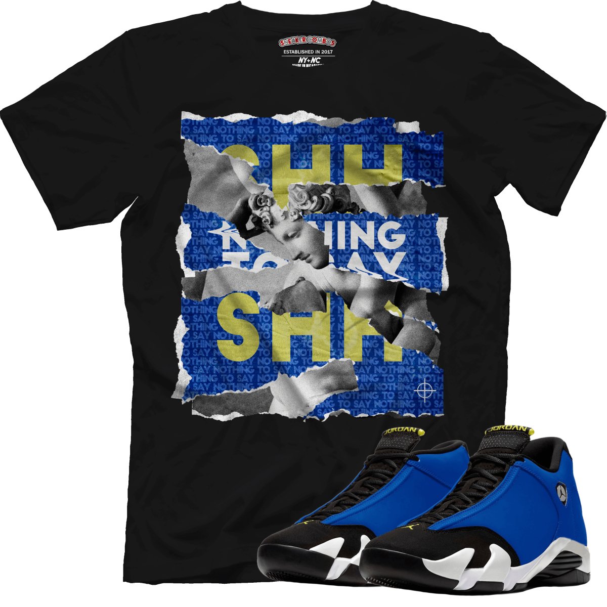 SHH Nothing To Say (Retro 14 Laney) T-Shirt - Misguided