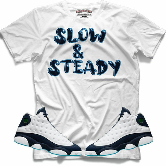 Slow and Steady (Retro 13 Obsidian) T-Shirt - Misguided