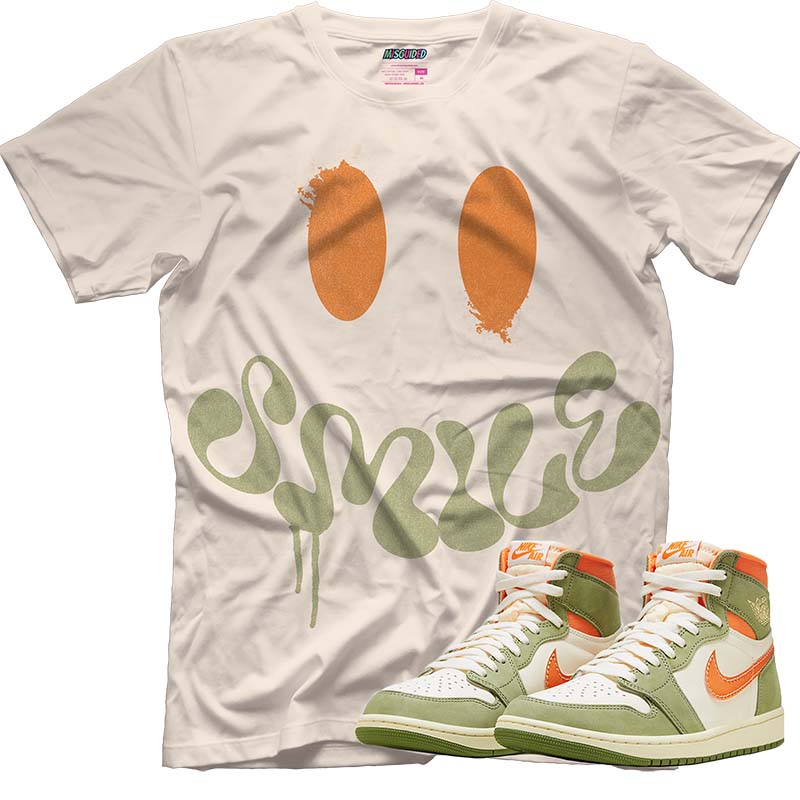 Smile (AIR JORDAN 1 HIGH OG CRAFT “CELADON”) T-Shirt - Misguided