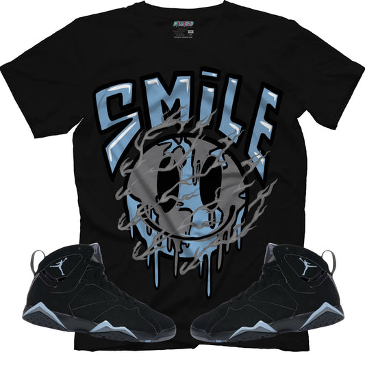 Smile (Air Jordan 7 Chambray) T-Shirt - Misguided