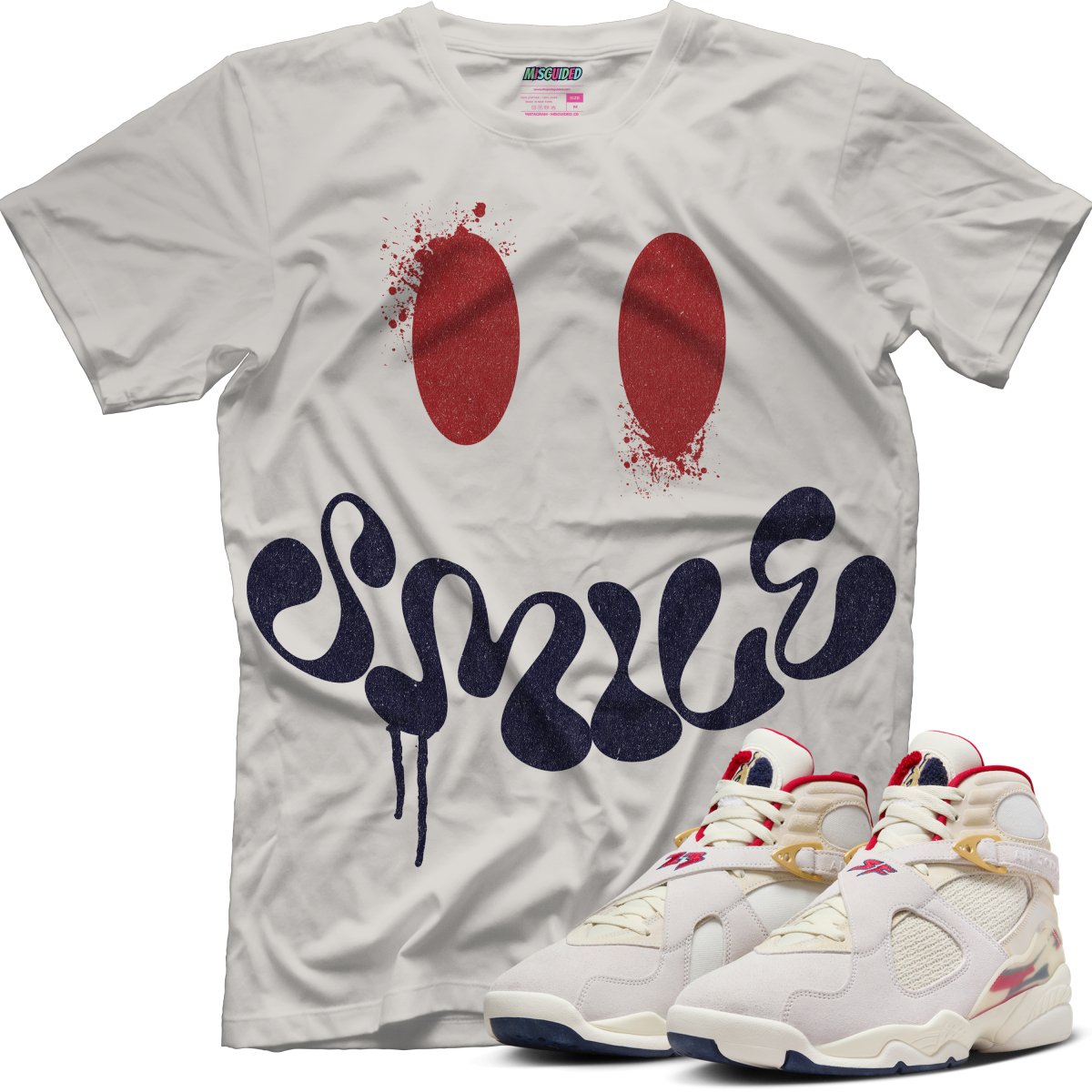 Smile (SOLEFLY X AIR JORDAN 8 “MI CASA ES SU CASA”) T-Shirt - Misguided