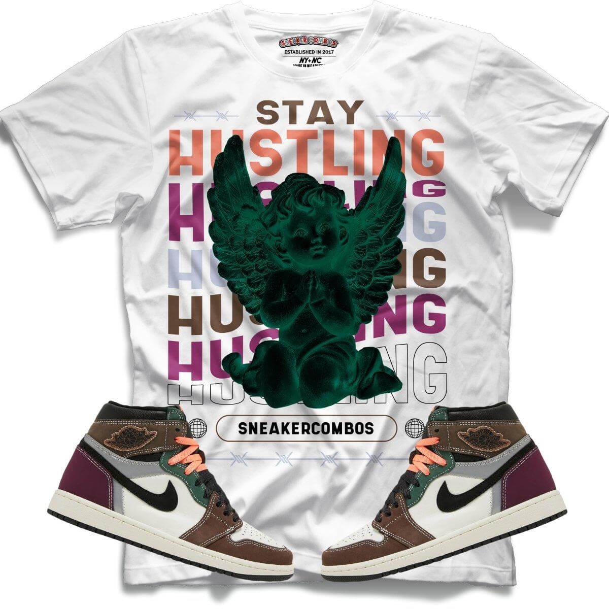 Stay Hustling (Retro 1 Craft) T-Shirt - Misguided