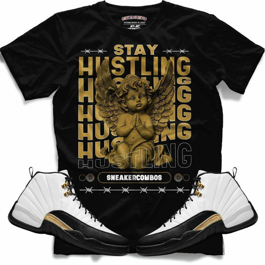 Stay Hustling (Retro 12 Royalty) T-Shirt - Misguided