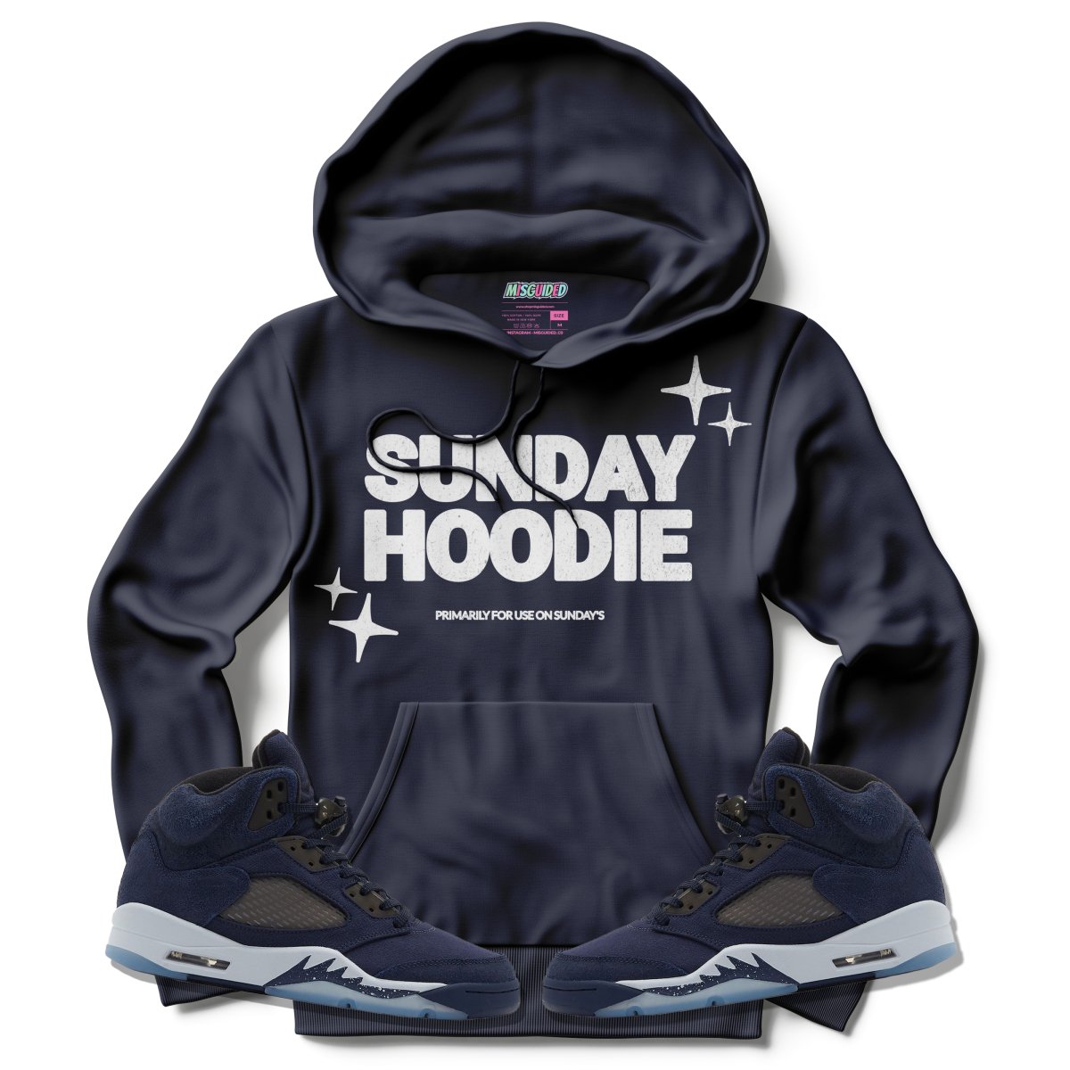 Sunday Hoodie (Air Jordan 5 Midnight Navy) Hoodie - Misguided