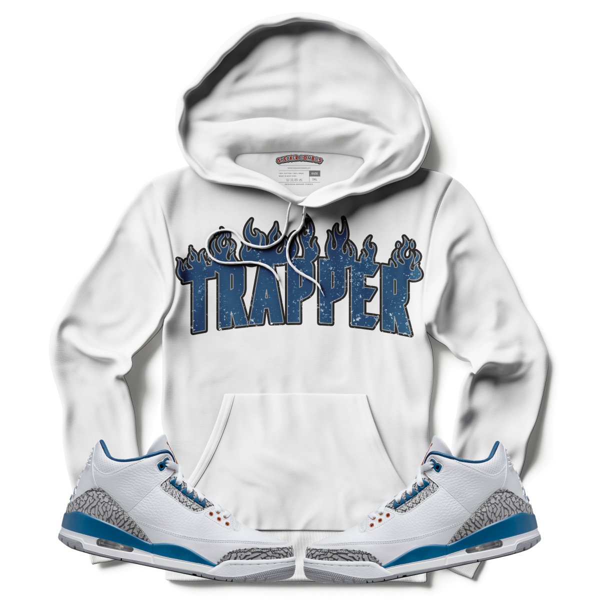 Trapper (Air Jordan 3 “Wizards” PE) Hoodie - Misguided