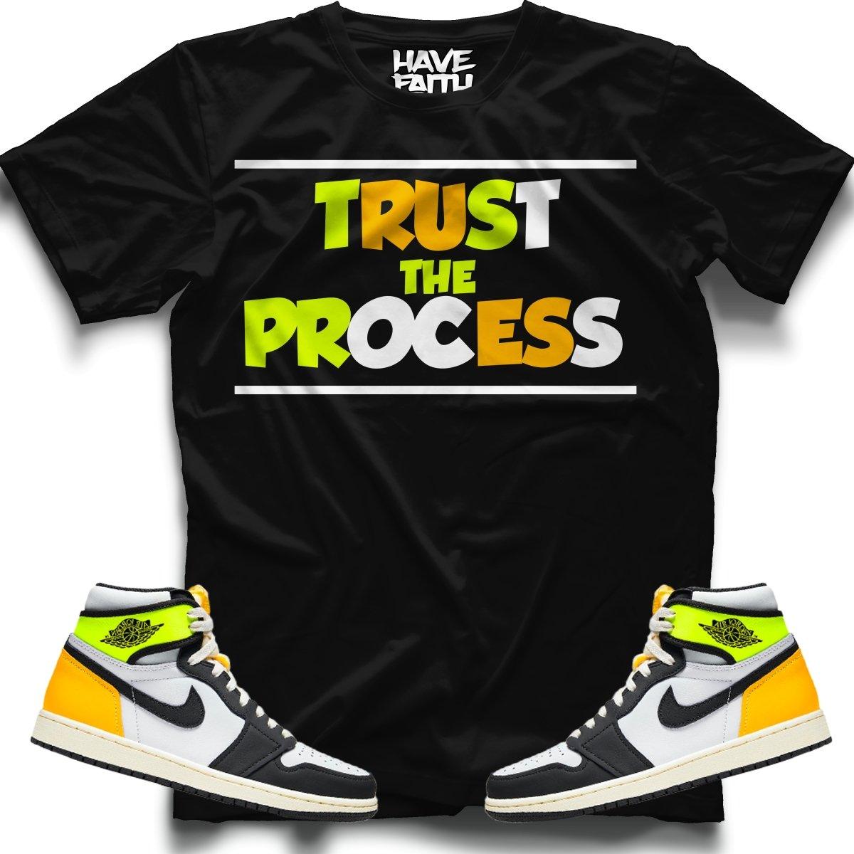 Trust The Process (Volt Gold Retro 1's) T-Shirt - Misguided