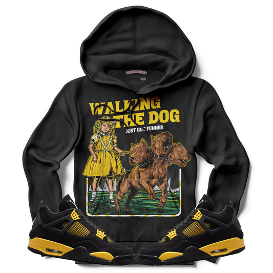 Walking The Dog (Air Jordan 4 Thunder) Hoodie - Misguided