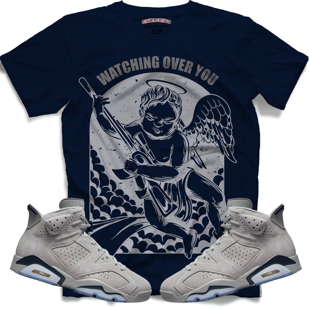 Watching Over You (Retro 6 Georgetown) T-Shirt - Misguided