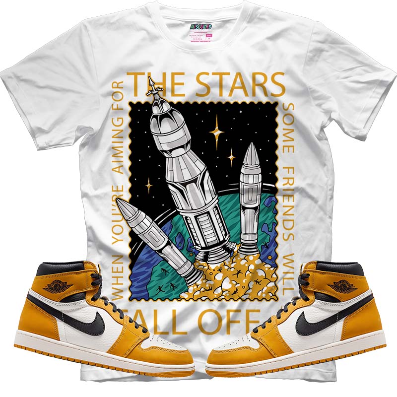 When Aiming For The Stars (Air Jordan 1 Retro High OG 'Yellow Ochre') T-Shirt - Misguided