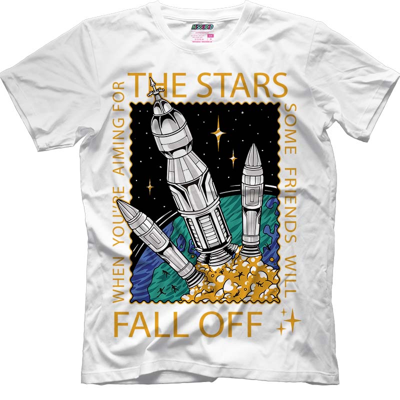 When Aiming For The Stars (Air Jordan 1 Retro High OG 'Yellow Ochre') T-Shirt - Misguided