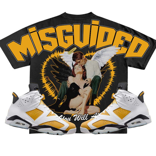 You Will Always Be Mine (Air Jordan 6 Retro High OG Yellow Ochre) T-Shirt - Misguided